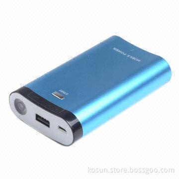 Dual USB Port Power Bank with Card Reader Function